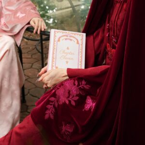 Papilio Crimson Velvet Scarf