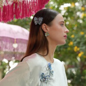 Papilio Azure hair Clip