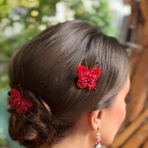 Papilio Crimson Hair Clip